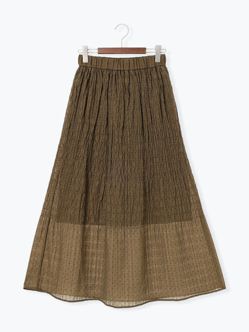 Te chichi「【松井愛莉着用】ドットシャーリングタイトスカート（セットアップ可）《2025summer catalog item》」|スカート|