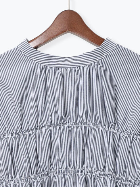 Te chichi TERRASSE「【接触冷感/イージーケア】前後2WAYシャーリングブラウス」|シャツ・ブラウス|