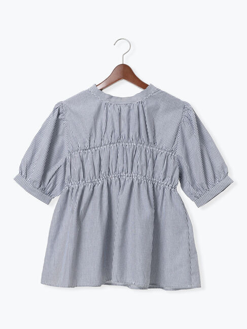 Te chichi TERRASSE「【接触冷感/イージーケア】前後2WAYシャーリングブラウス」|シャツ・ブラウス|