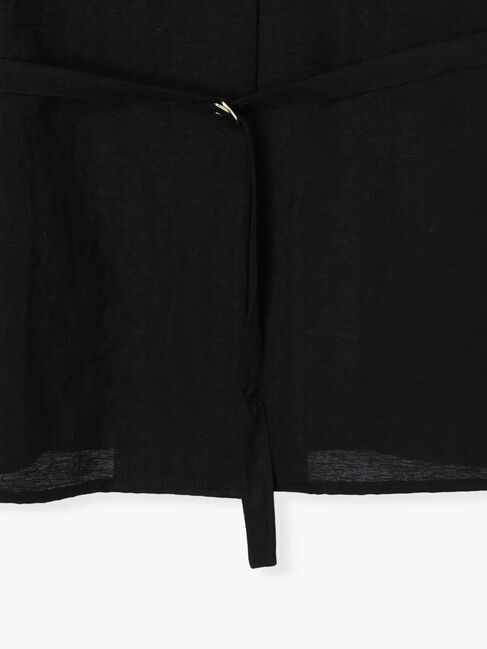 Lugnoncure「ベルト付き麻調ジレ」|ダウンベスト・ベスト|