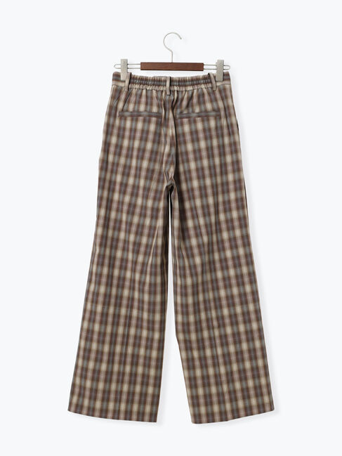 Te chichi「チェックスラックス（セットアップ可）《2025Autumn catalog item》」|その他|