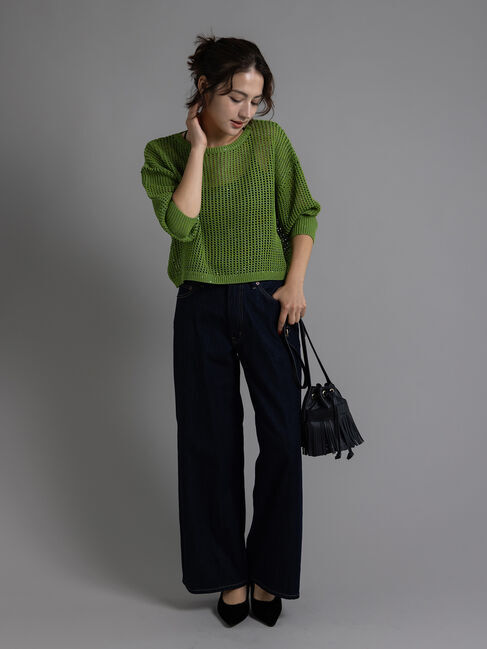 Te chichi「【EDWIN別注】ワイドデニムパンツ」|その他|