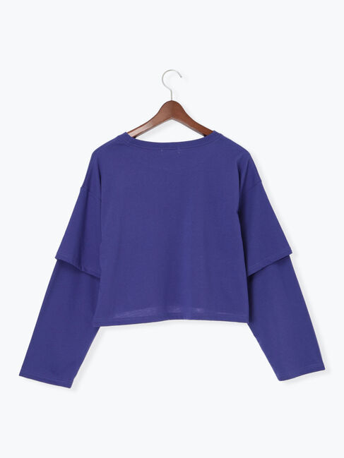 Te chichi TERRASSE「フェイクレイヤードプリントTシャツ」|Tシャツ・カットソー|