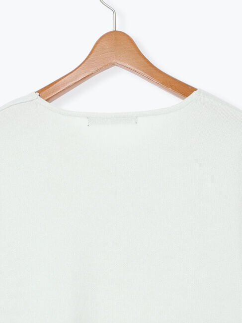 Lugnoncure「コットンタッチVネックニット」|ニット・セーター|