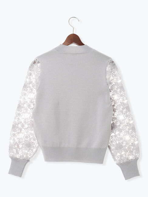 Te chichi「レーススリーブニット」|ニット・セーター|