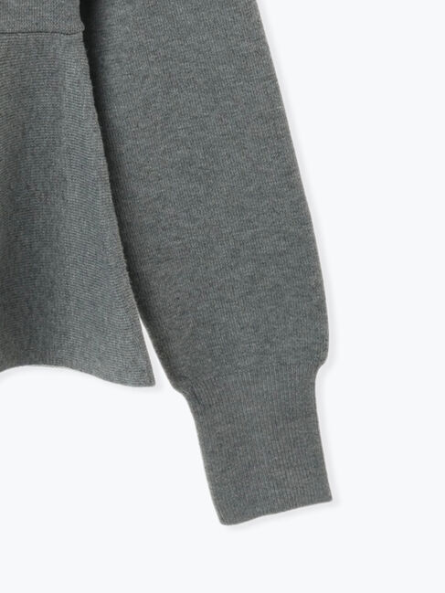 Te chichi「アシンメトリーフリルニット《2025winter catalog item》」|ニット・セーター|