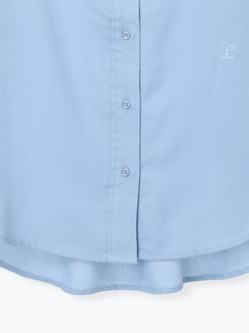 Lugnoncure「刺繍入りバンドカラーシャツ」|シャツ・ブラウス|