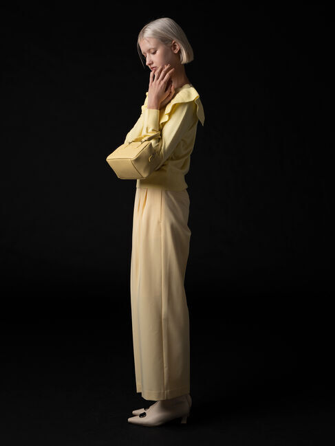 Te chichi「【Atelier Bonheur】アシメタックワイドパンツ《2025winter catalog item》」|その他|