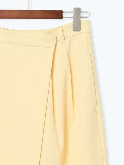 Te chichi「【Atelier Bonheur】アシメタックワイドパンツ《2025winter catalog item》」|その他|