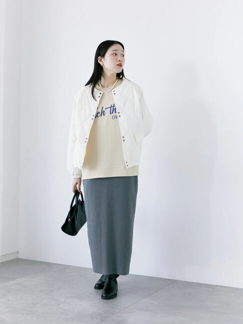 Samansa Mos2 blue「◎ニットタイトスカート」|スカート|