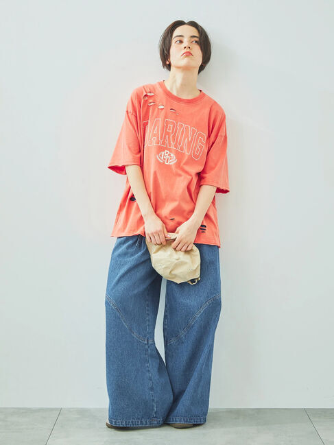 SM2「パウダー加工ロゴアソートプリントTシャツ」|Tシャツ・カットソー|