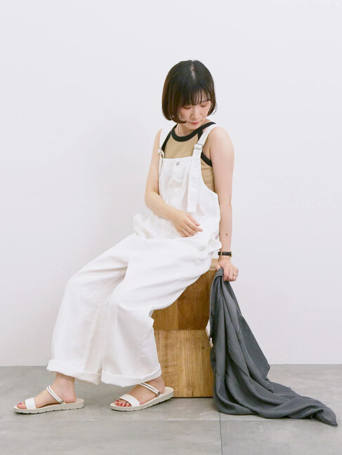 Samansa Mos2 blue「◎アメリカンスリーブタンク」|Tシャツ・カットソー|