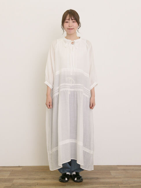 Samansa Mos2「【S/Mサイズ】◎レース切替ワンピース」|ワンピース|