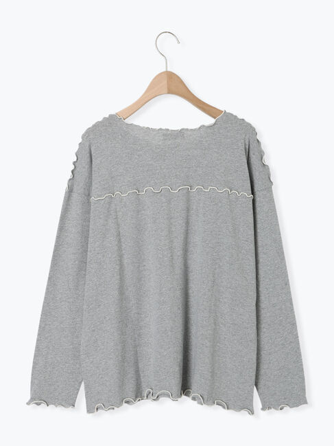 Samansa Mos2「[CYCLO]配色メロークルーネックカットソー」|Tシャツ・カットソー|