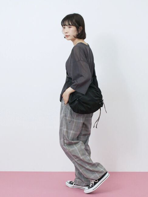 Samansa Mos2 blue「ダブルウエストアソートイージーパンツ」|その他|