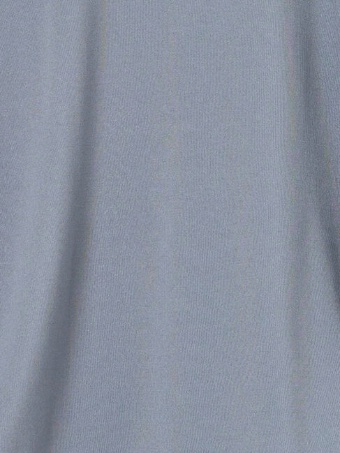 Samansa Mos2 blue「裾ドロストニットカーディガン」|カーディガン|