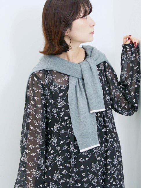 Samansa Mos2 blue「◎花柄ワンピース」|ワンピース|