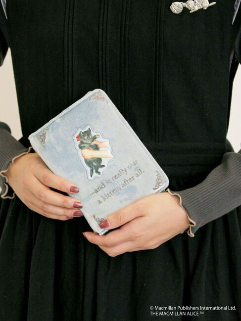 Samansa Mos2「【Alice&times;Samansa Mos2】ブックモチーフポーチ」|その他|サックスブルー