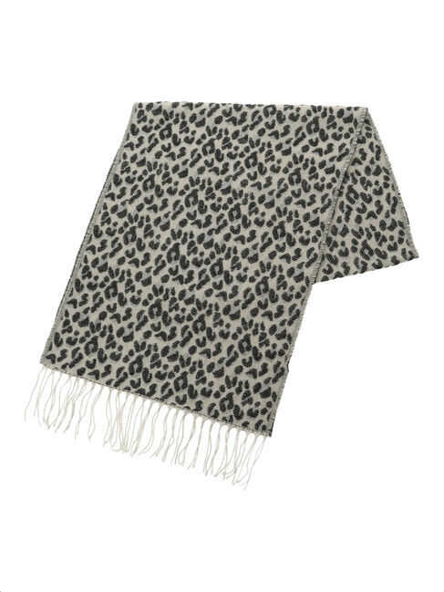 Samansa Mos2 blue「レオパードマフラー」|その他|