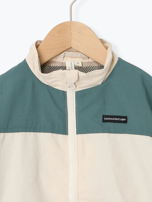 Samansa Mos2 Lagom「【撥水】配色ウィンドブレーカー」|ブルゾン・スタジャン|