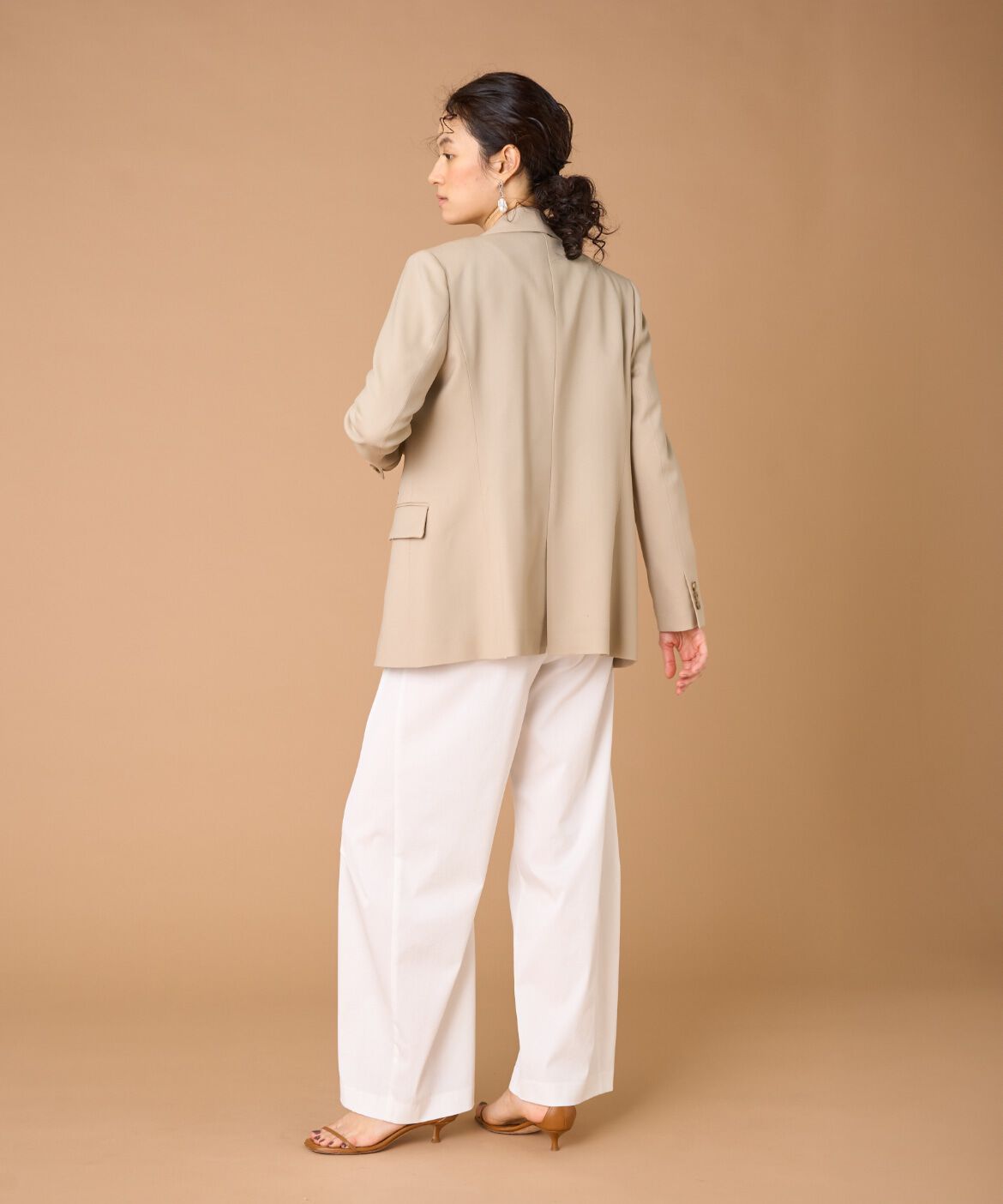 INED「ダブルブレストジャケット」|テーラードジャケット|