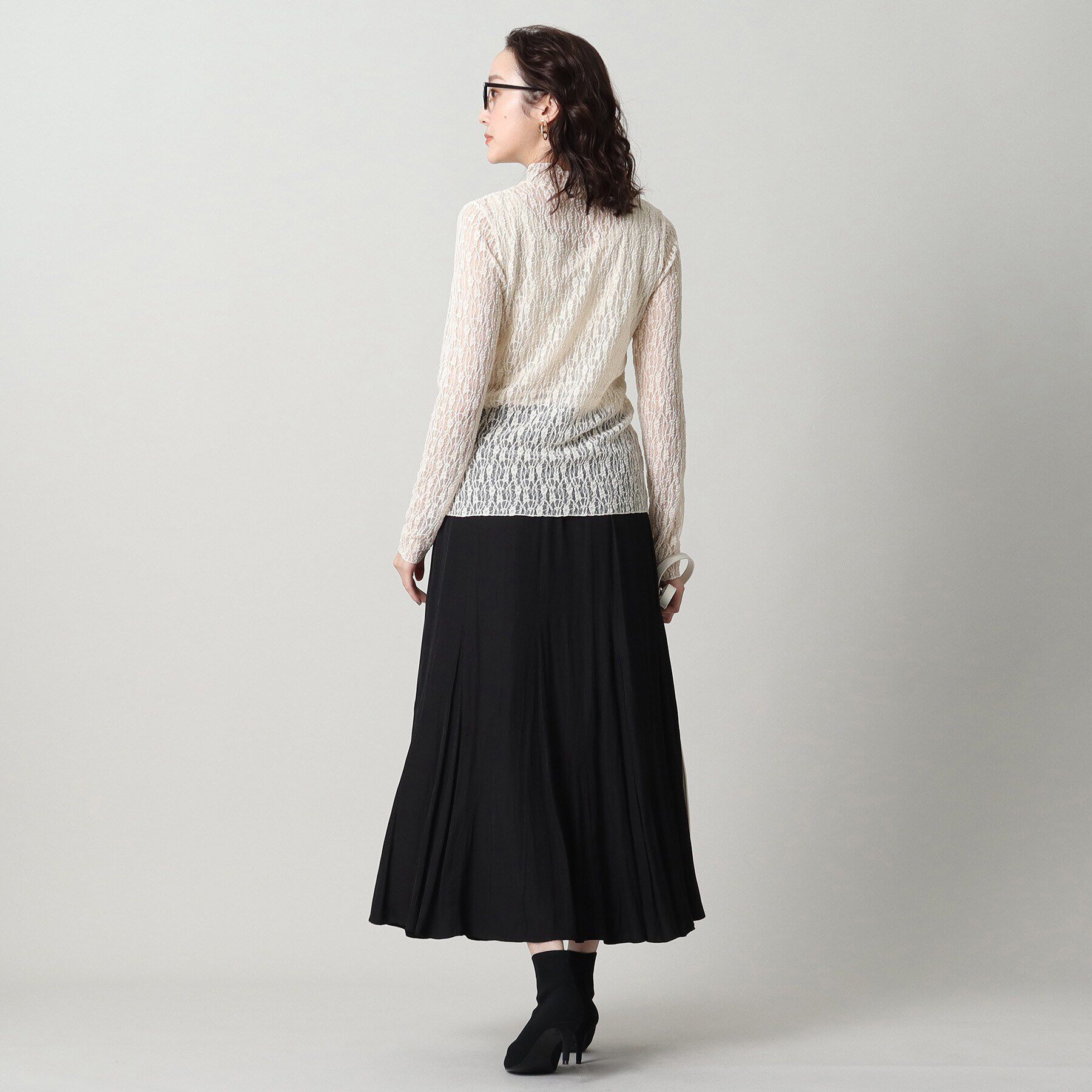 UNTITLED「リーベルラメベア天竺プルオーバファブリック」|キャミソール|