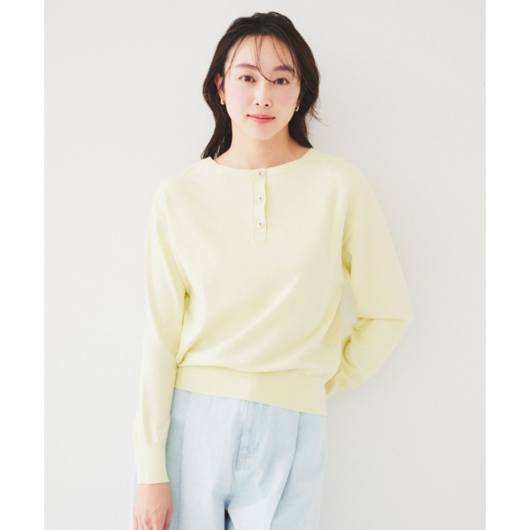 UNTITLED「【洗える/2WAY】ストレッチニット」|ニット・セーター|