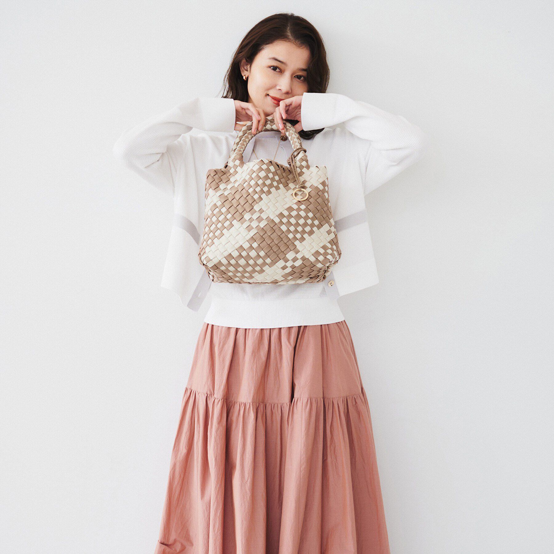 UNTITLED「カラーメッシュトート」|トートバッグ|