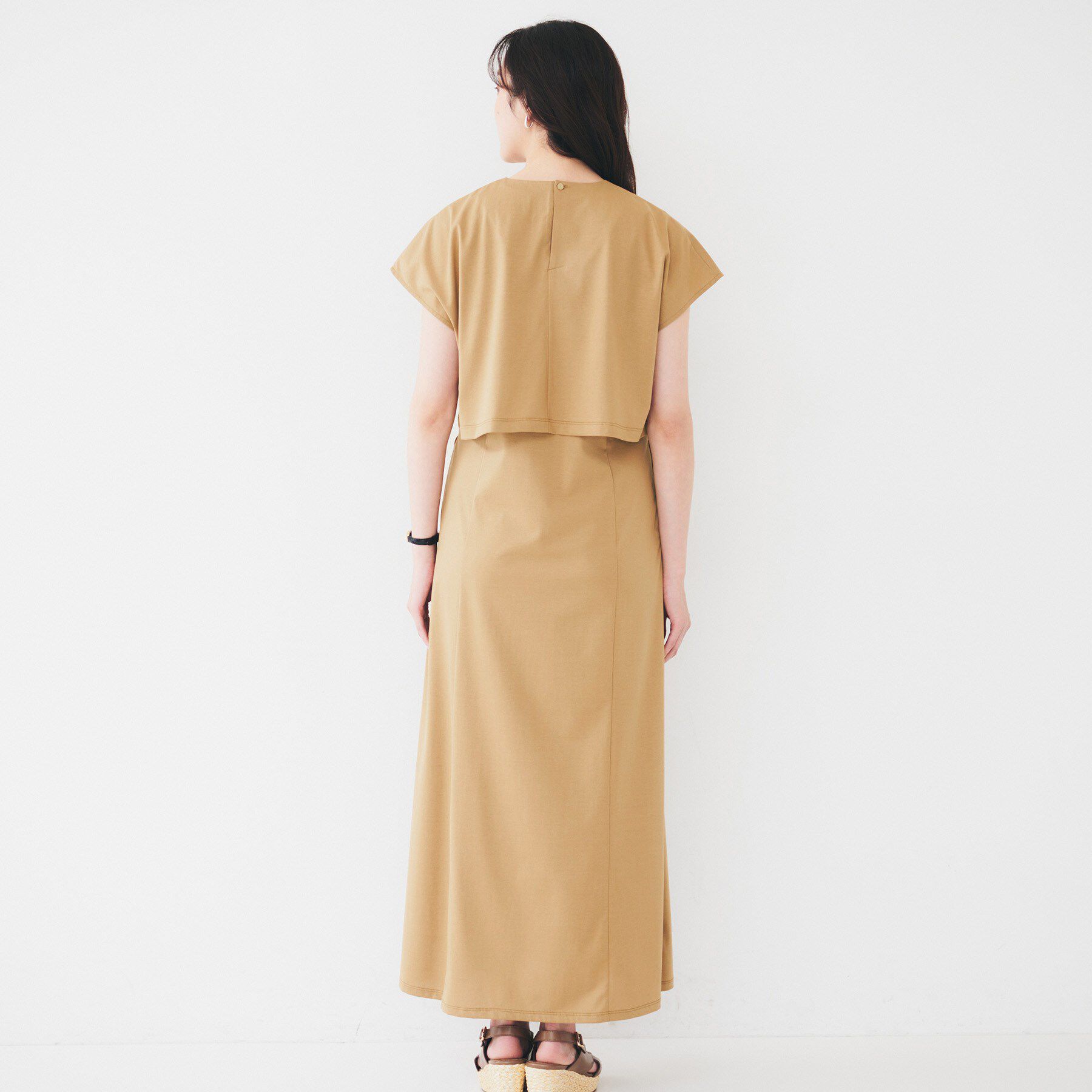 UNTITLED「【洗える／夏ワンピ／2WAY】ジャージワンピース」|ワンピース|