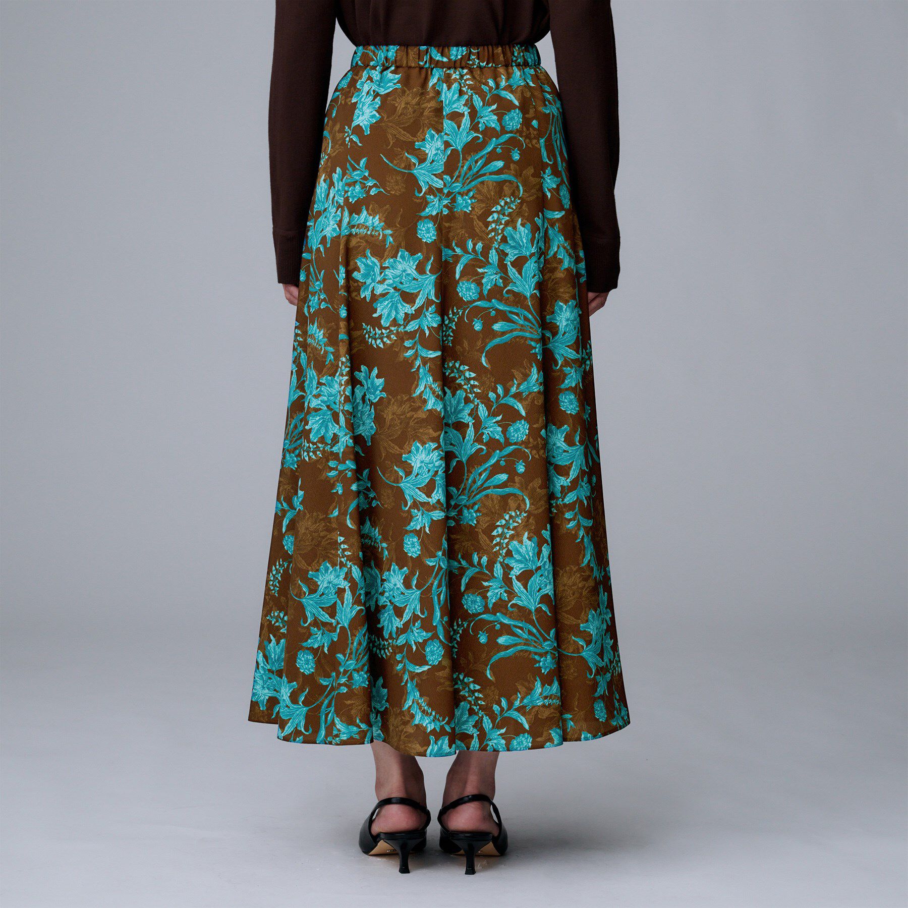 UNTITLED「【セットアップ可/ウエストゴム】オーナメントフラワー スカート」|スカート|