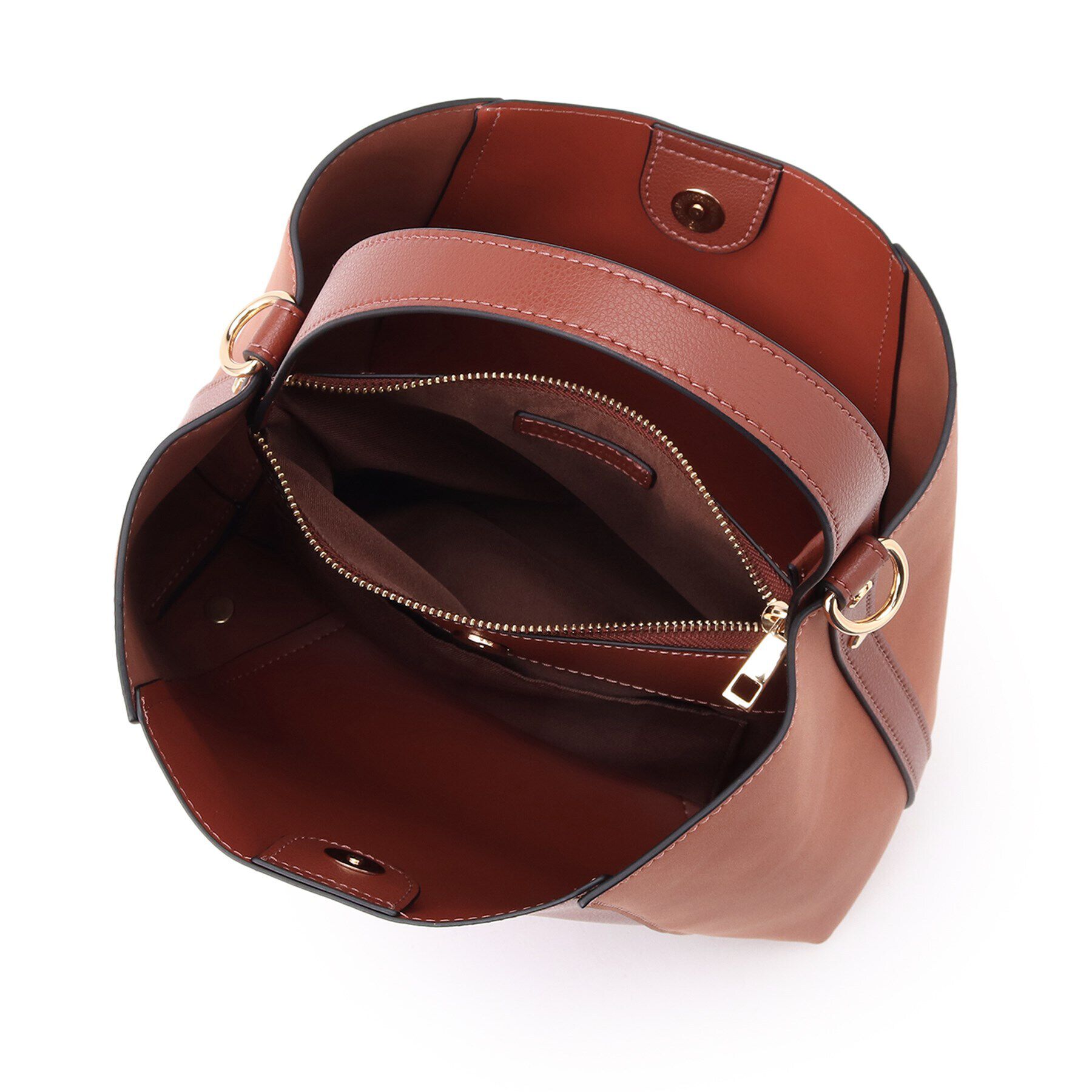 COUP DE CHANCE「【2WAY】フェイクスエードコンビ ワンハンドルバッグ」|ショルダー・メッセンジャー|