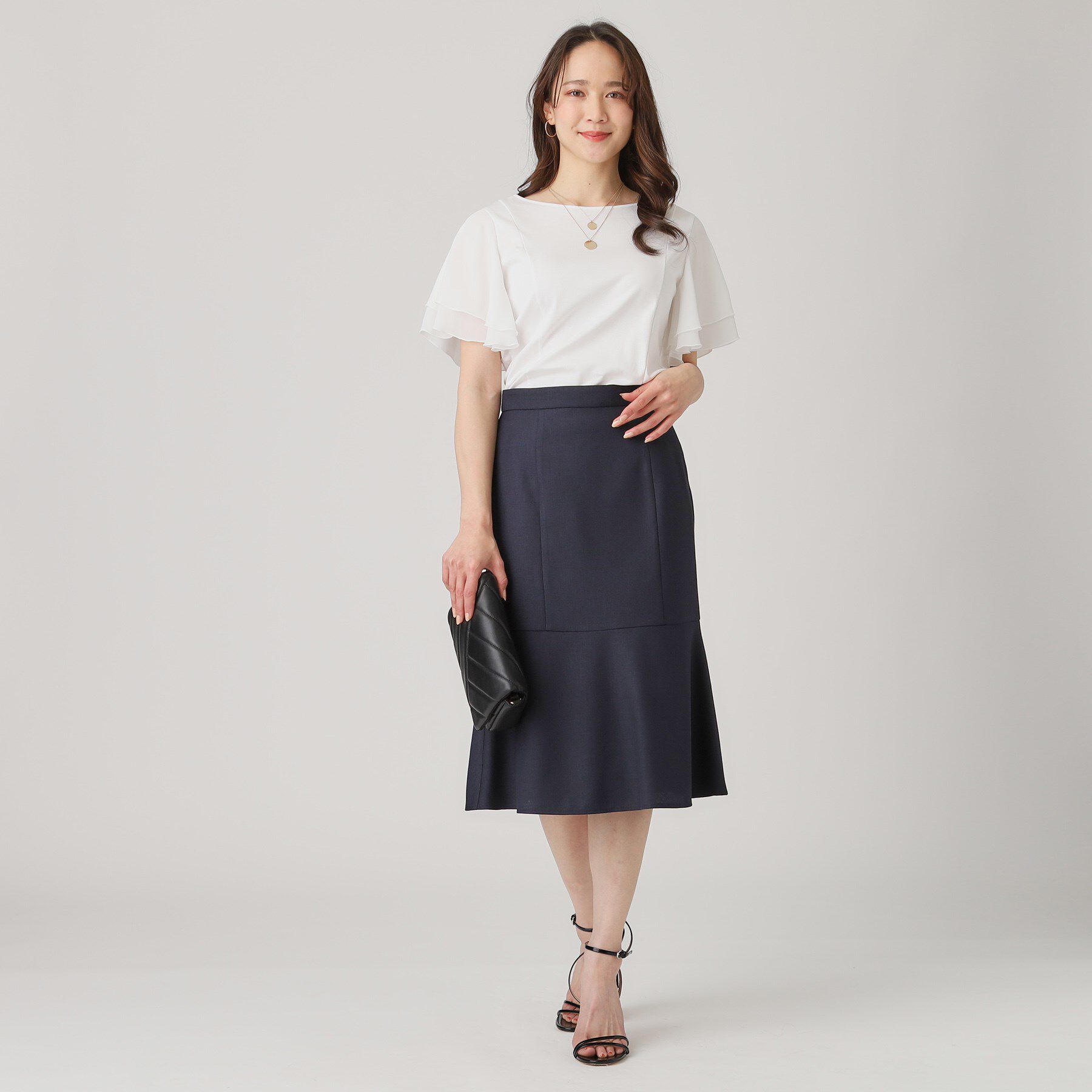 COUP DE CHANCE「【洗える／日本製】マーメイド風スカート」|スカート|