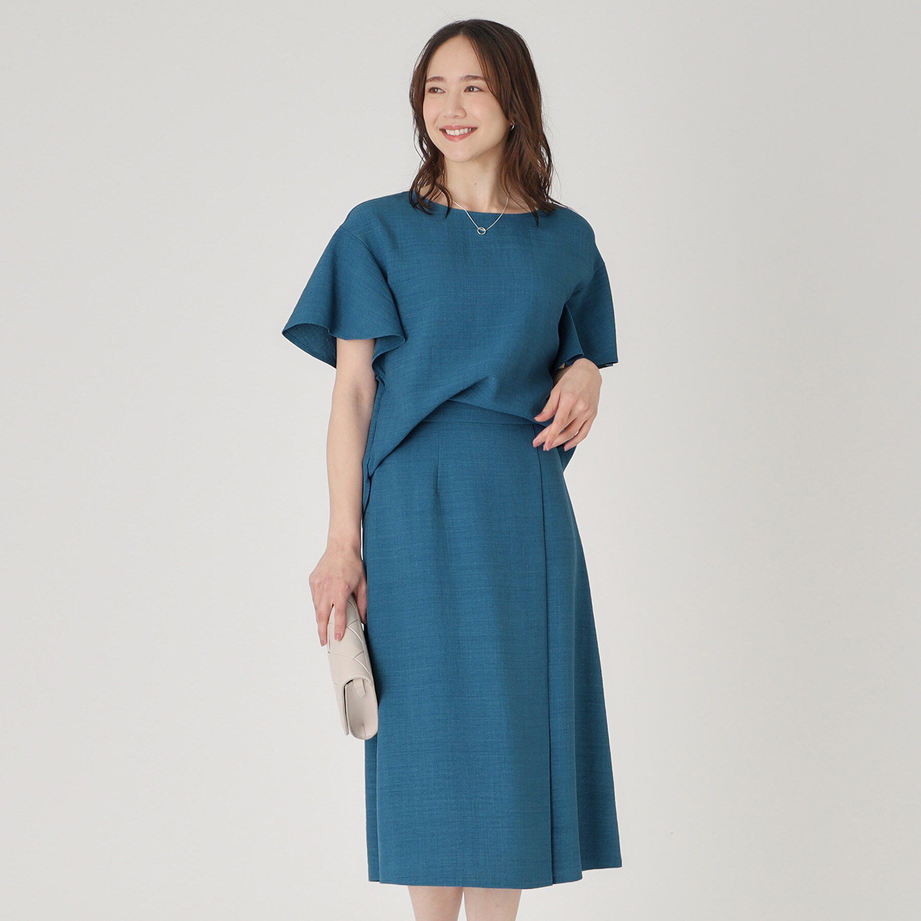 COUP DE CHANCE「【洗える】フレアー袖ブラウス」|シャツ・ブラウス|