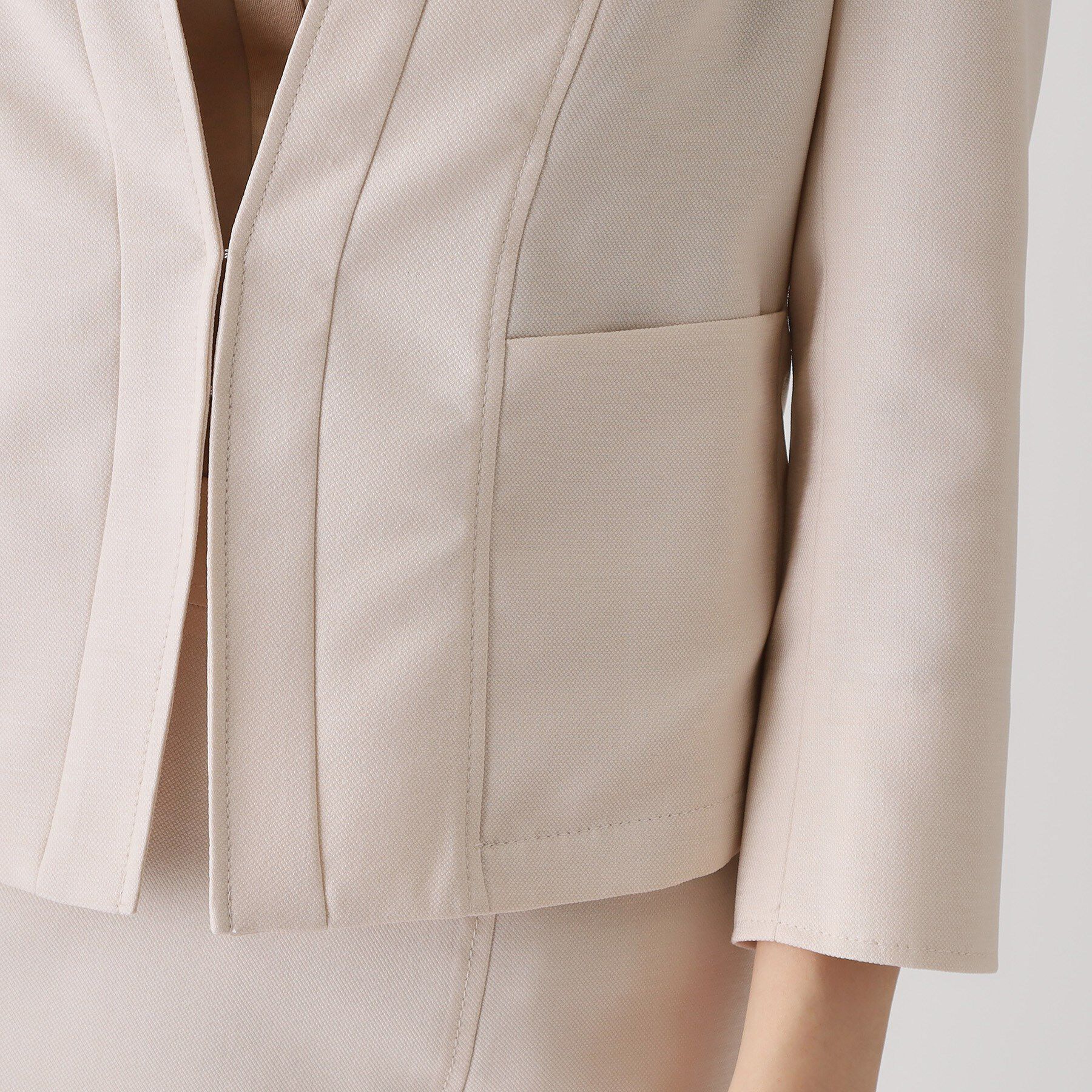 COUP DE CHANCE「【手洗い可／日本製】ノーカラージャケット」|ノーカラージャケット|