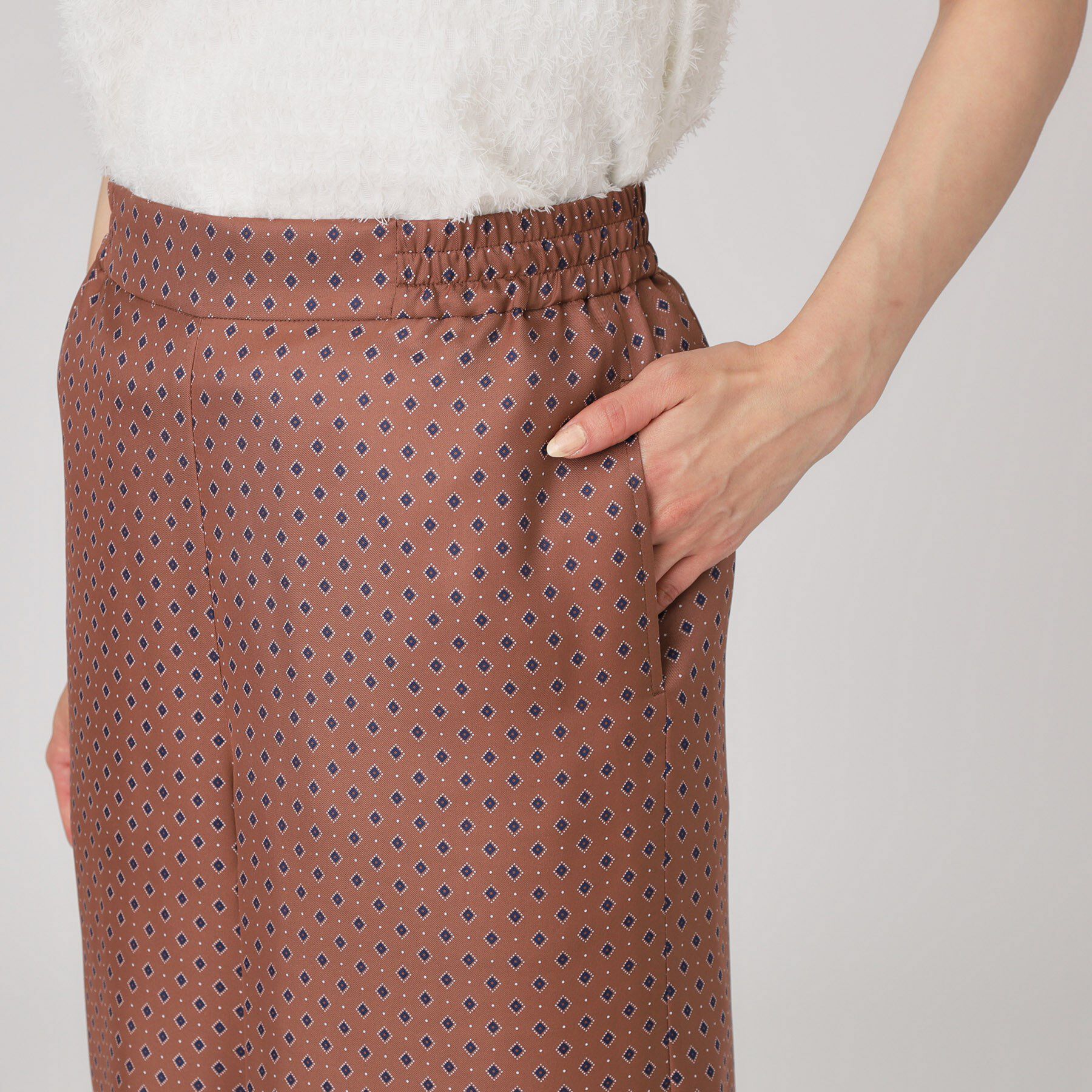 COUP DE CHANCE「【手洗い可／日本製】小紋柄ワイドパンツ」|その他|