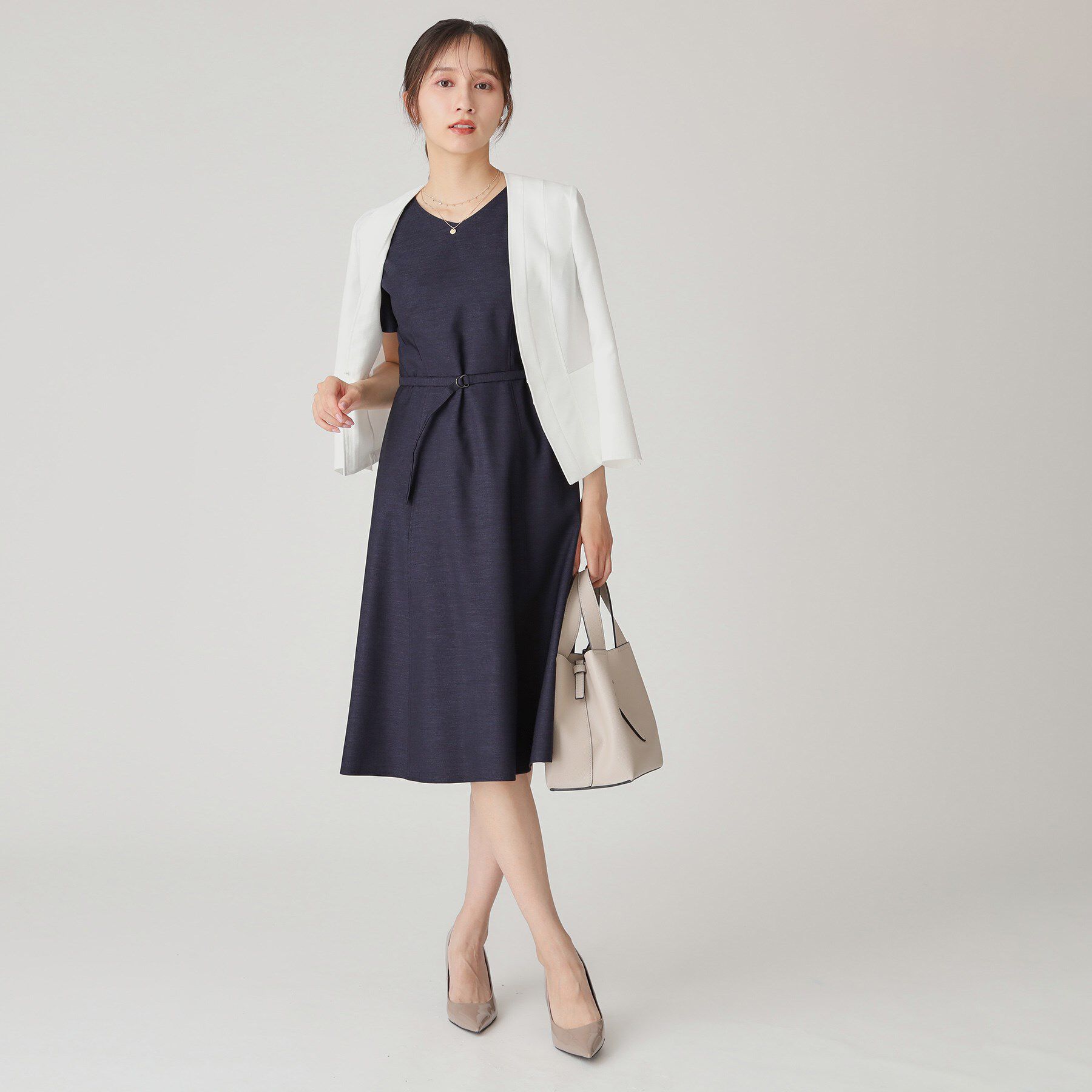 COUP DE CHANCE「【手洗い可／日本製】Aラインフレアワンピース」|ワンピース|