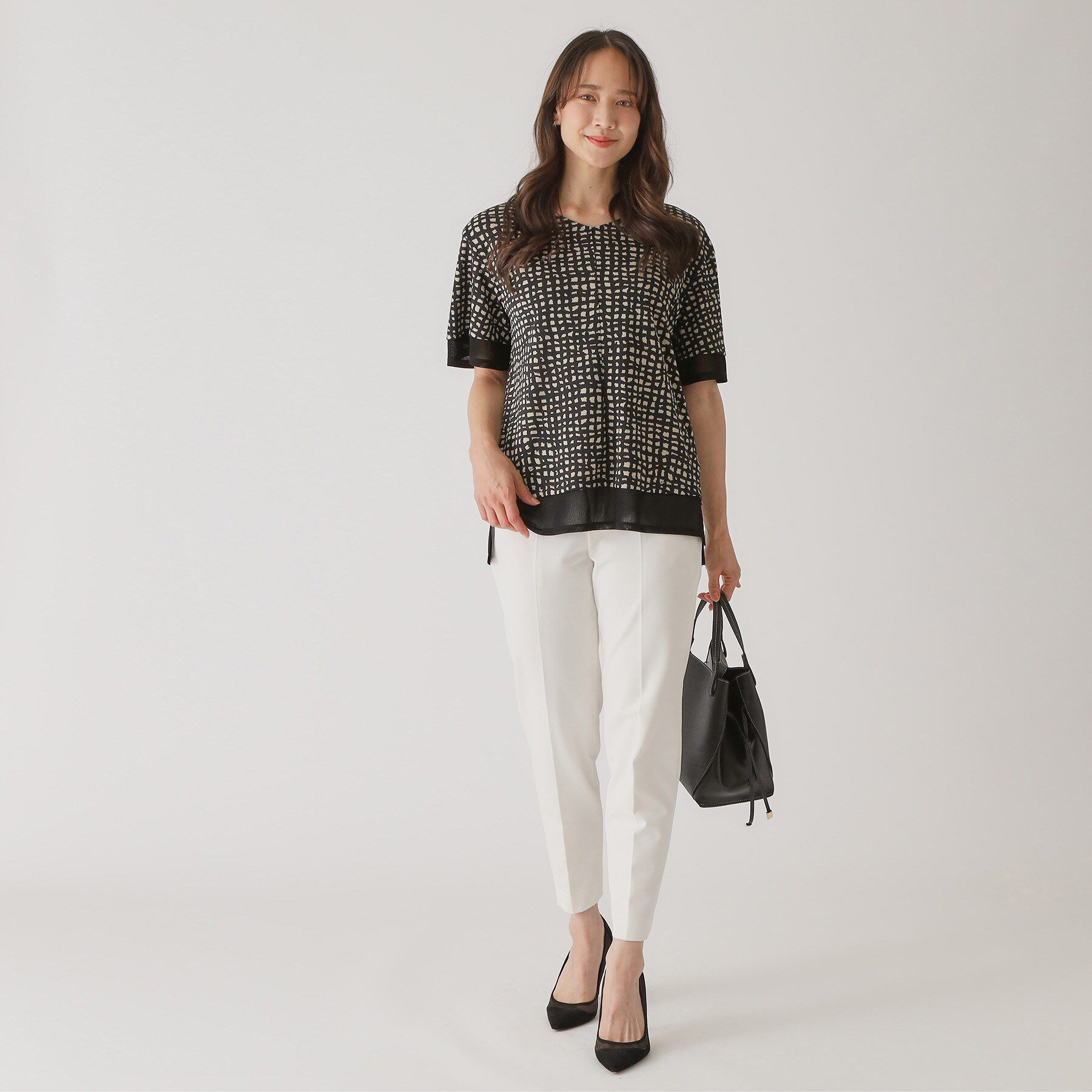 COUP DE CHANCE「【手洗い可】リラクシージャージトップス」|Tシャツ・カットソー|