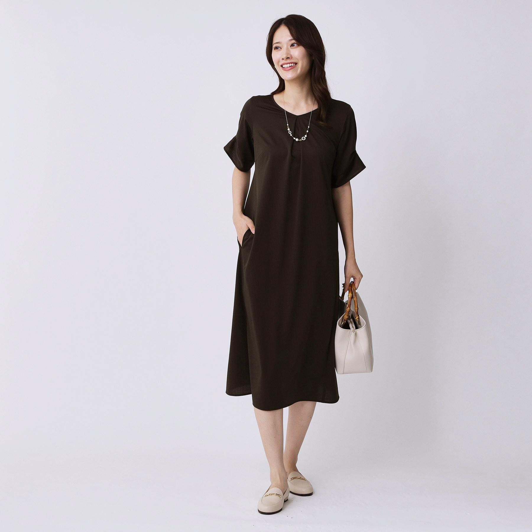 COUP DE CHANCE「【手洗い可／日本製】リラクシーワンピース」|ワンピース|
