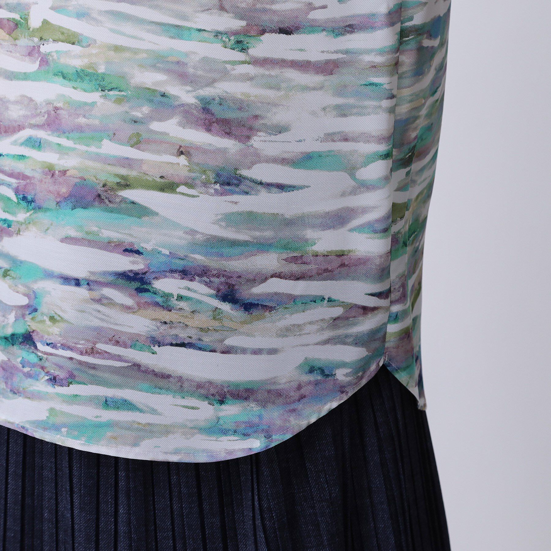 COUP DE CHANCE「【手洗い可／日本製】プリント柄ブラウス」|シャツ・ブラウス|