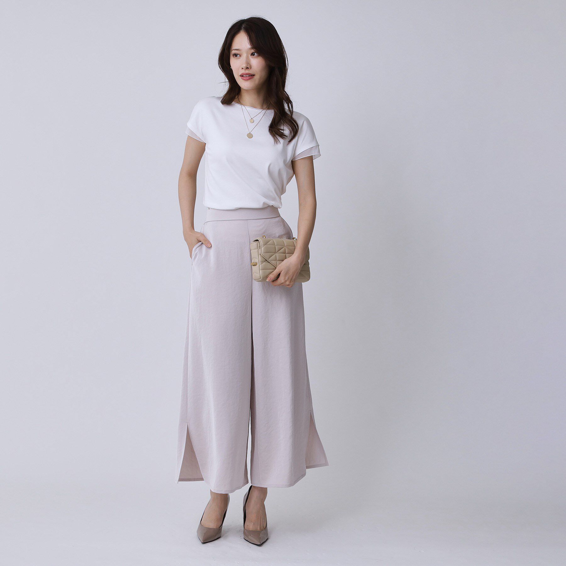 COUP DE CHANCE「【手洗い可／日本製】シンプルジャージカットソー」|Tシャツ・カットソー|