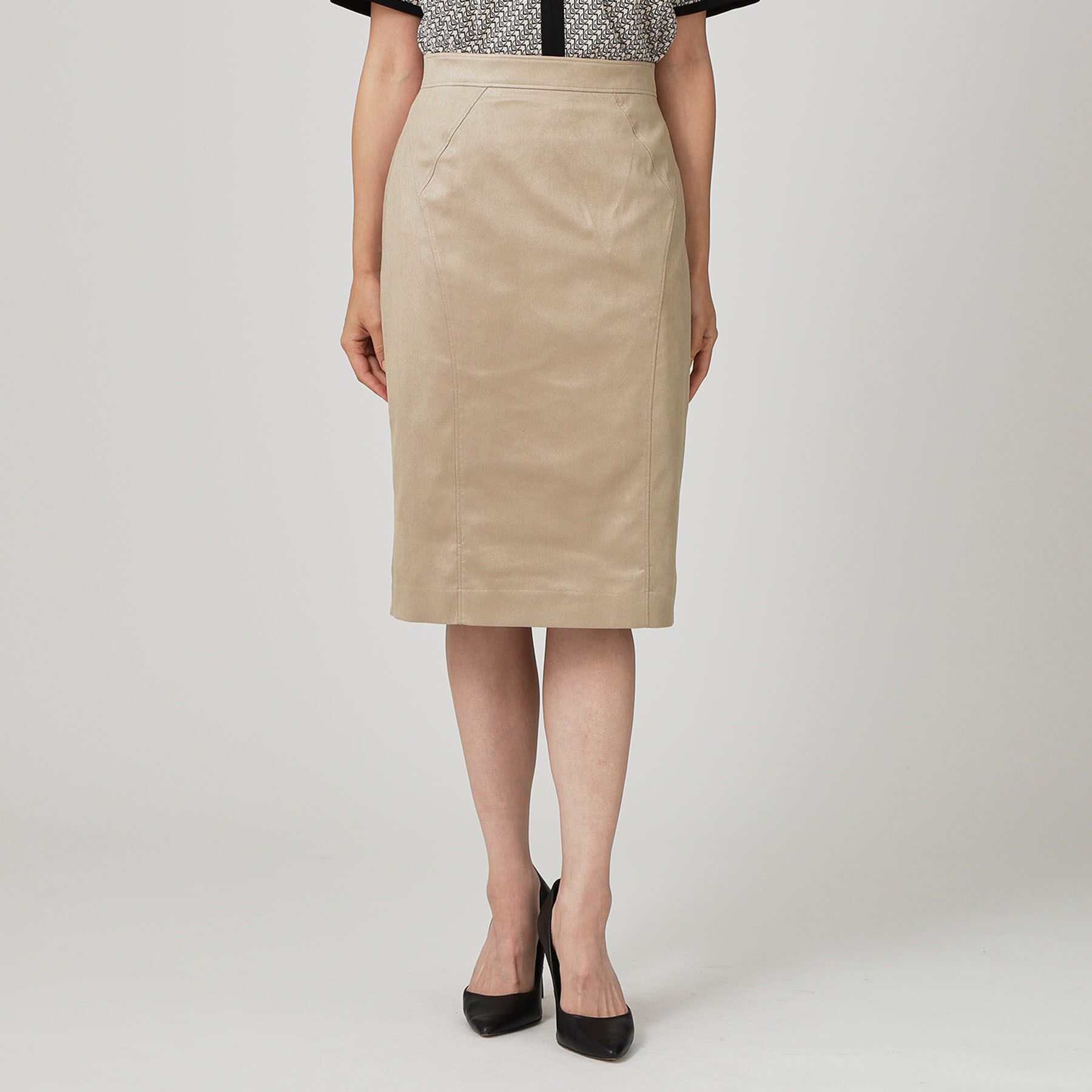 COUP DE CHANCE「【手洗い可／日本製／スーツ可】タイトシルエットのスカート」|スカート|