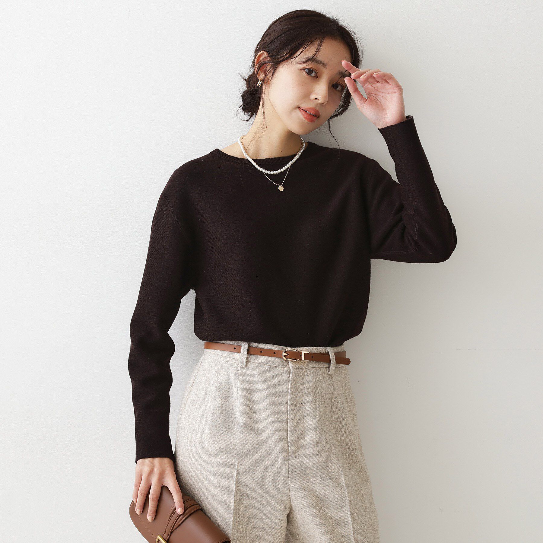 COUP DE CHANCE「【手洗い可／リバーシブル】トップス＆スカート セットアップ」|スーツ|