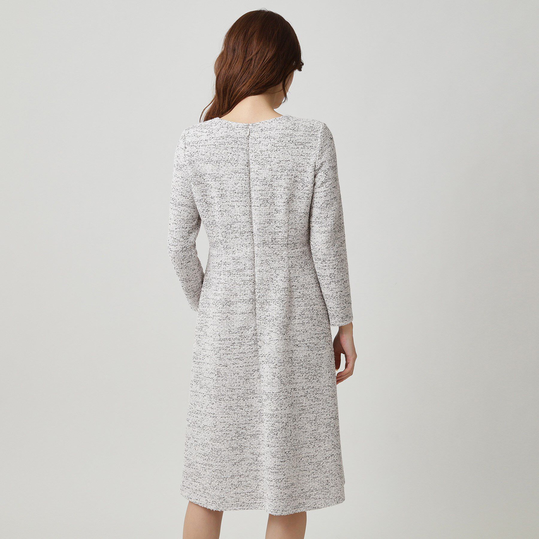 COUP DE CHANCE「【手洗い可／日本製／伸縮性】ツイード見えワンピース」|ワンピース|