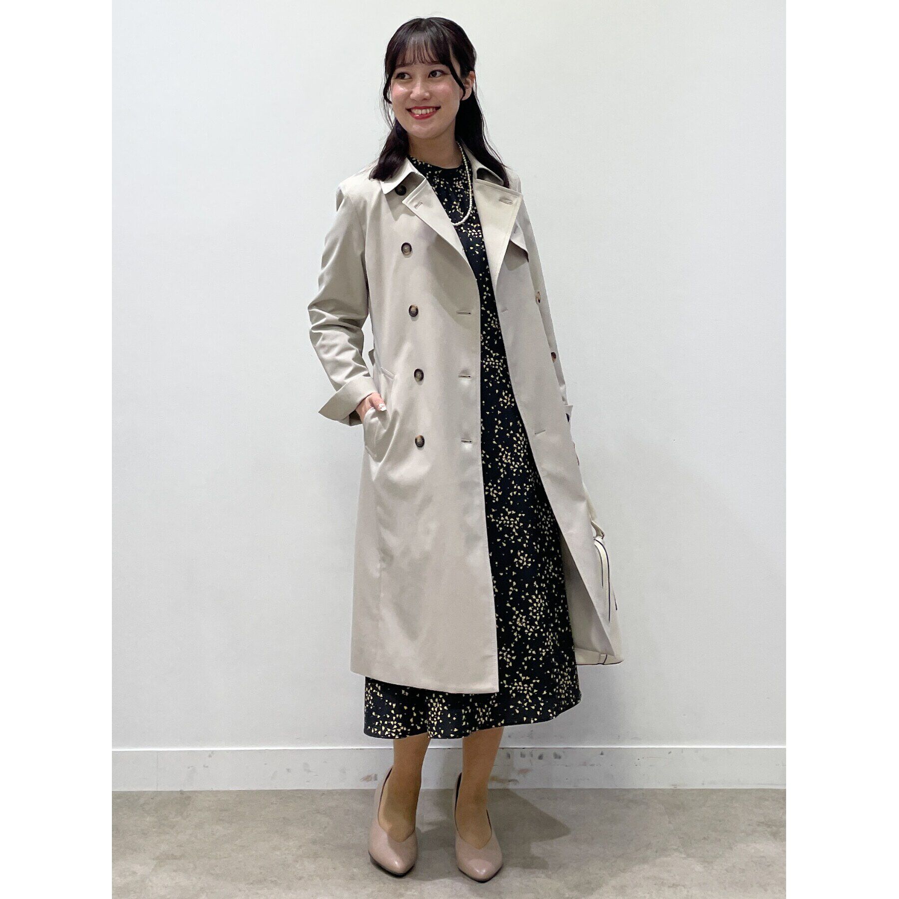 Reflect「【フォーマル/お仕事にもおすすめ／ライナー取り外し可】中綿ライナー付トレンチコート」|トレンチコート|