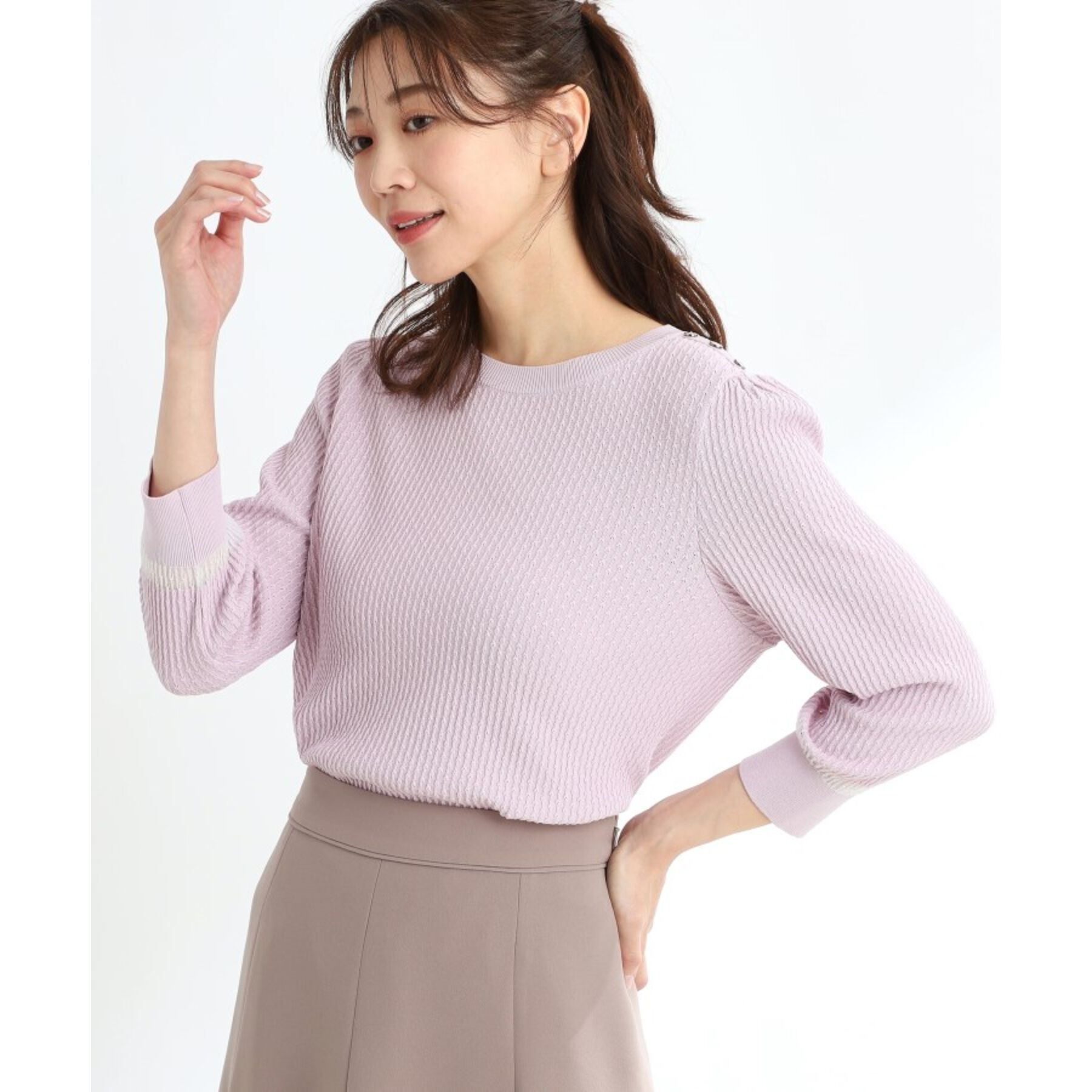 Reflect「ボタンディティールニット」|ニット・セーター|