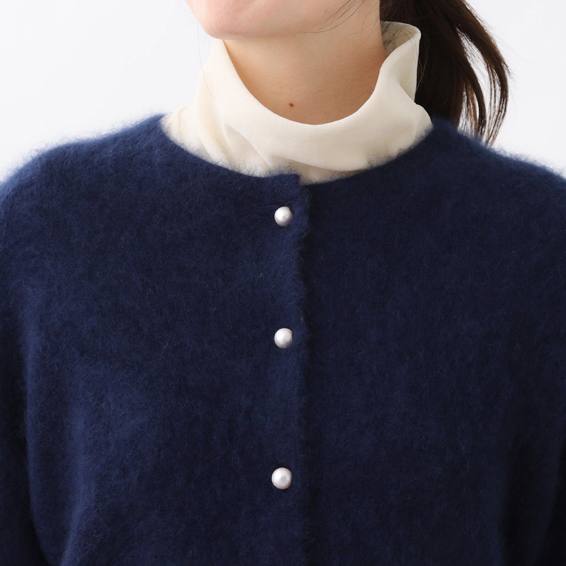 Reflect「【秋映え／カシミヤ100％／プルオーバーとしても◎】ふんわりカーディガン」|カーディガン|