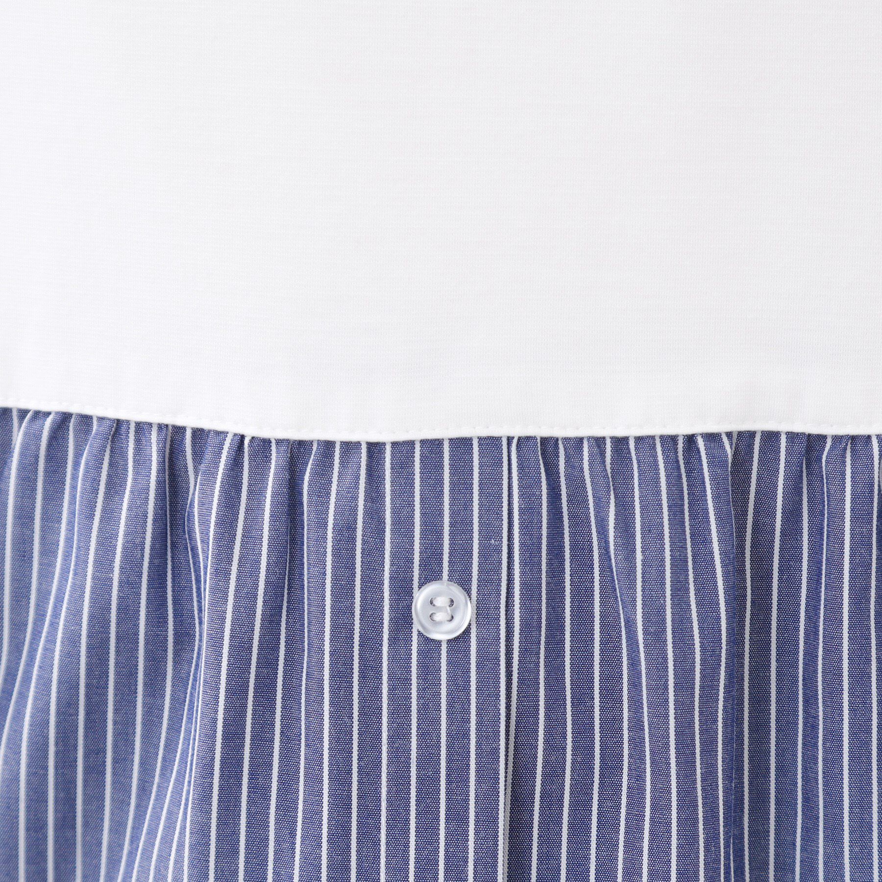 Reflect「【重ね着でも一枚着でも◎】ドッキングジャージトップス」|Tシャツ・カットソー|