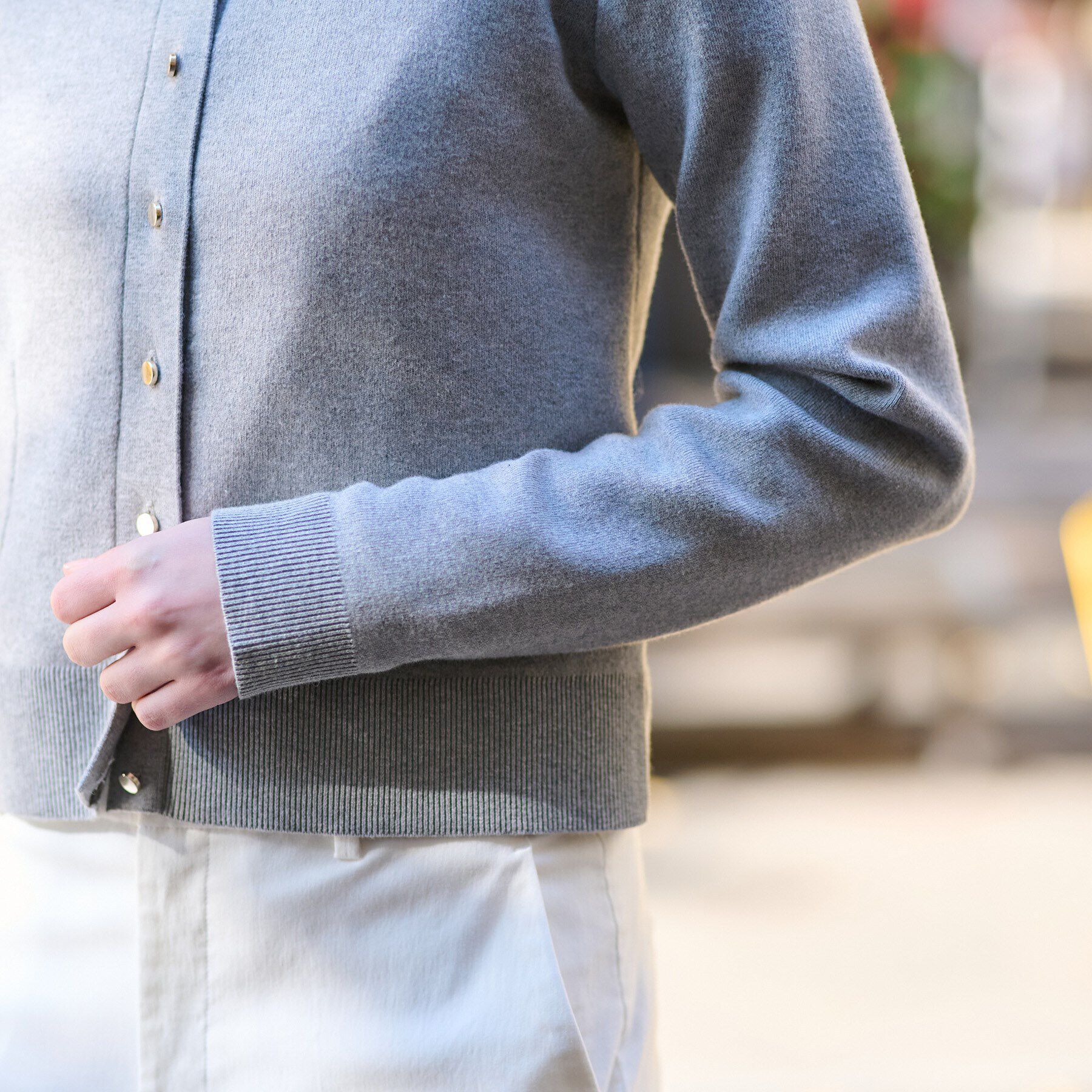 DRESSTERIOR「【洗える】ウォッシャブルコットンカシミヤ混カーディガン」|カーディガン|