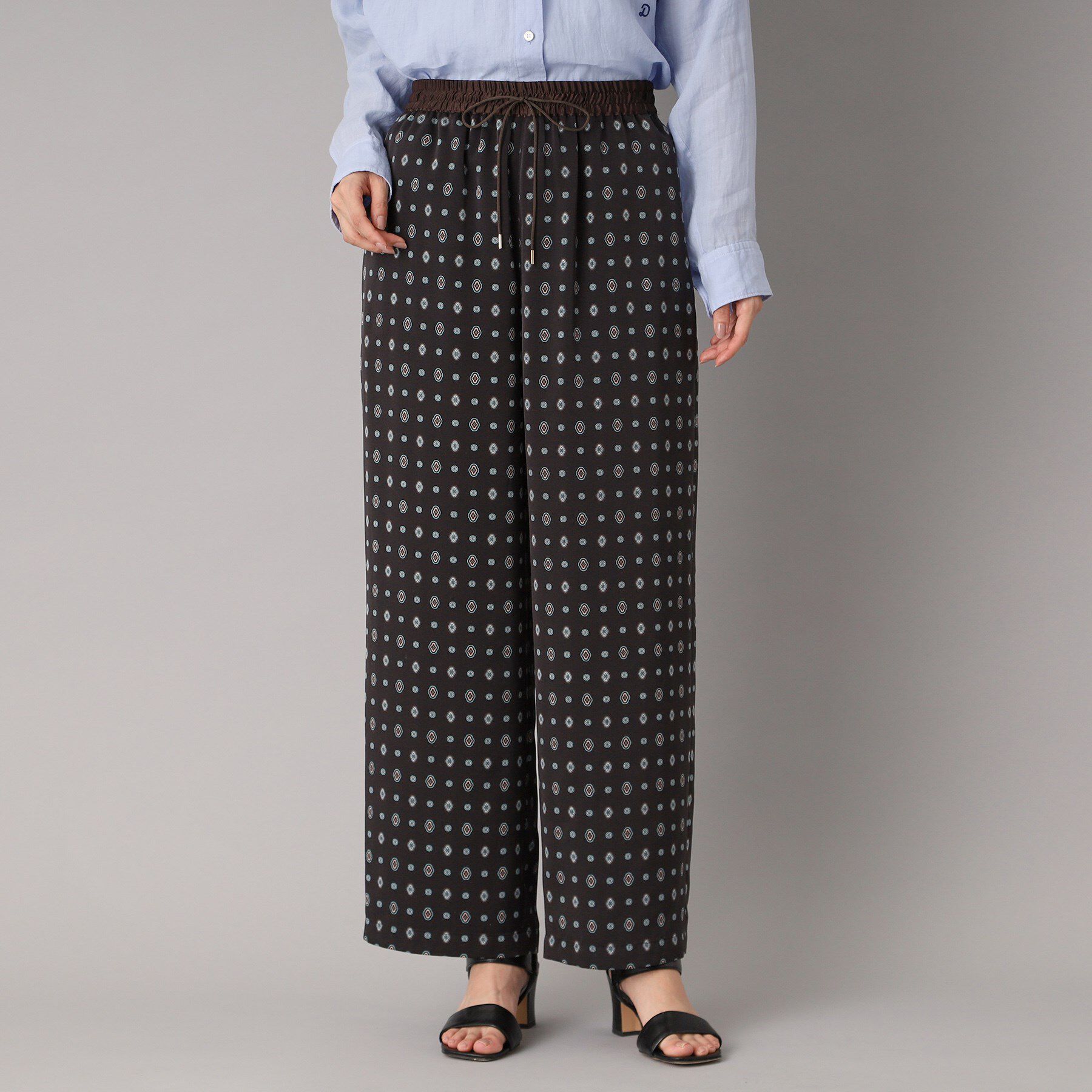 DRESSTERIOR「【ウエストゴム/小紋柄】エスニックヴィンテージプリントイージーパンツ」|その他|