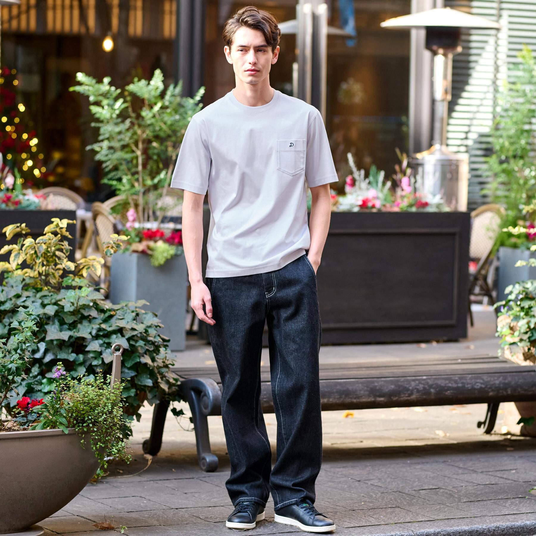 DRESSTERIOR「【接触冷感/抗菌防臭/消臭】ICE CLEAR COTTON ポケットTシャツ」|Tシャツ・カットソー|